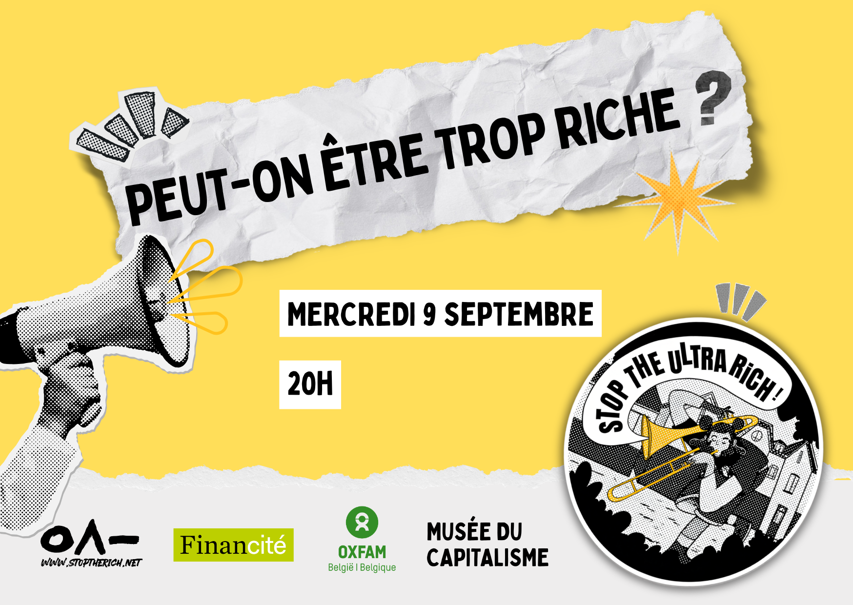 stop the rich affiche