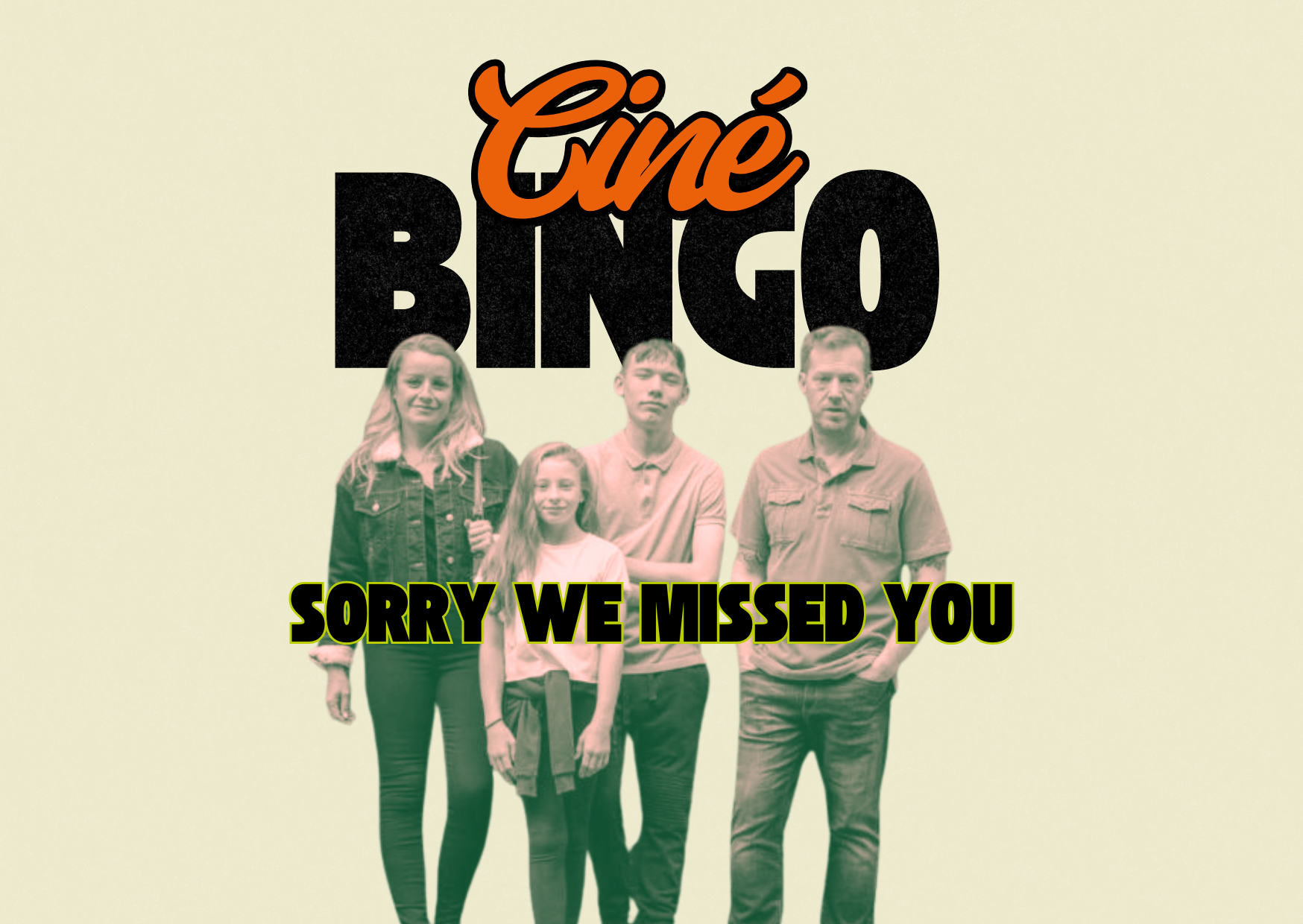 sorry we missed you 